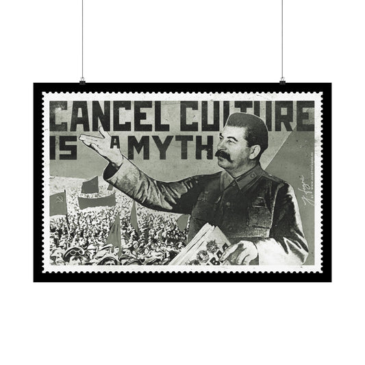 TRIGGERnometry “Cancel Culture Is a Myth” Horizontal Poster