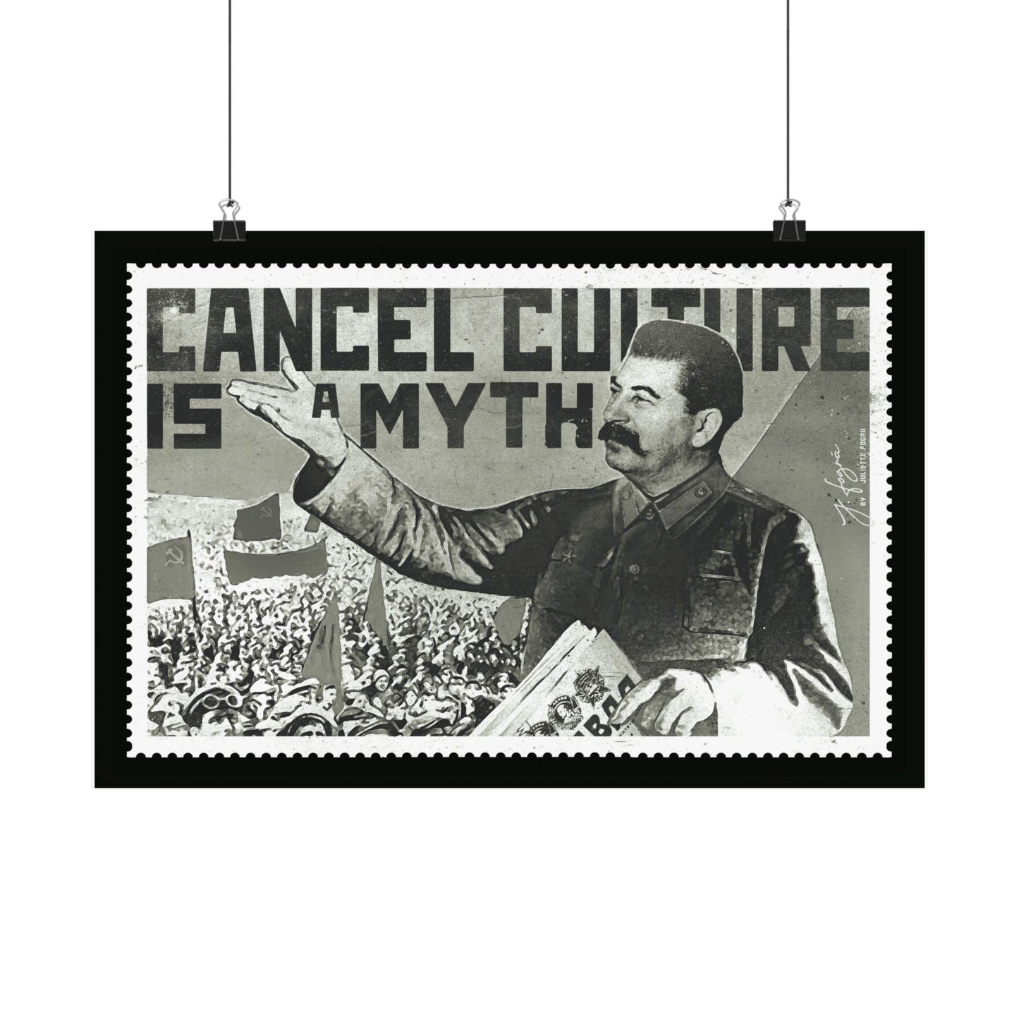 TRIGGERnometry “Cancel Culture Is a Myth” Horizontal Poster