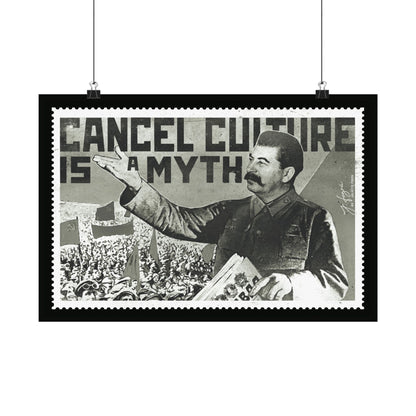TRIGGERnometry “Cancel Culture Is a Myth” Horizontal Poster