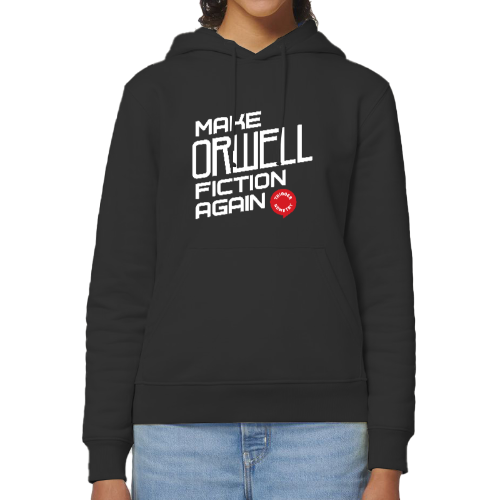 Make Orwell Fiction Again Women's Pullover Hoodie V1
