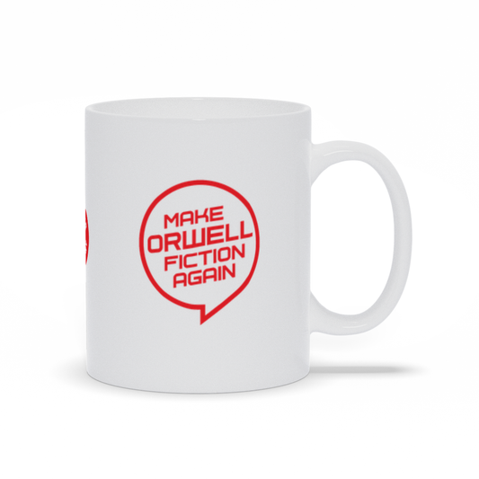 Make Orwell Fiction Again 11oz Ceramic Mug V4