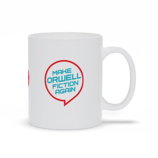 Make Orwell Fiction Again Ceramic Mug V3