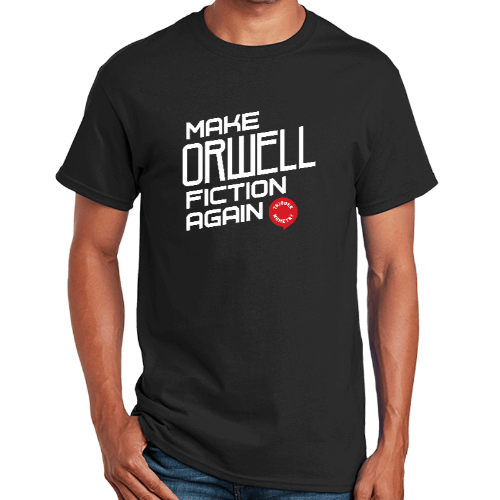 Make Orwell Fiction Again Short Sleeve T-Shirt V1